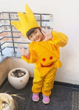 Nature Costume for Kids – Star, Moon, Sun, Cloud, Water Drop & Rainbow theme, perfect for kids' stage shows or theme parties.