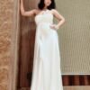 Sleeveless Lace Chiffon Evening Dresses - Long Bridal Gowns for Weddings