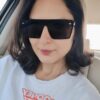 Voyage Polarized Blue & Clear Square Sunglasses for Men & Women - Stylish and UV Protective