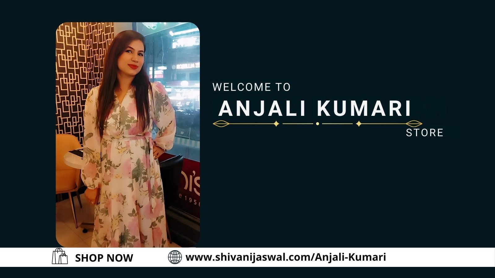 Anjali Kumari, a fashionable and dynamic entrepreneur, inspires Indian women through her trendy clothing store and passion for empowering modern women.