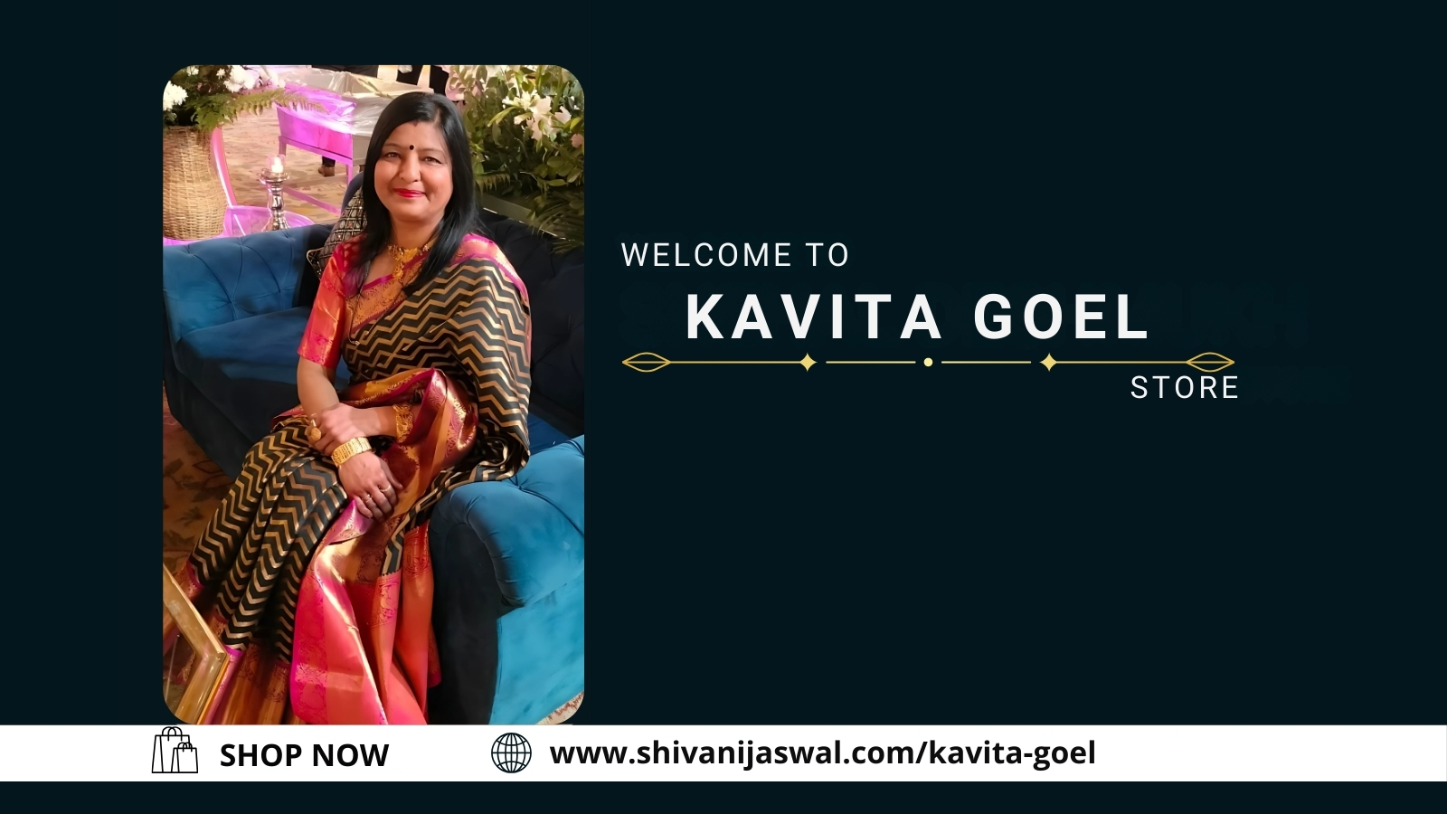 Kavita Goel, a champion for women's empowerment and a thriving entrepreneur, inspires Indian women with her clothing store and dedication to impactful change.