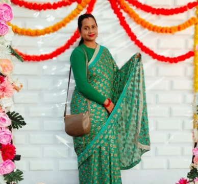 Priyanka Sahoo, a passionate entrepreneur, inspires women with her creativity, confidence, and dedication to empowering modern style and individuality.