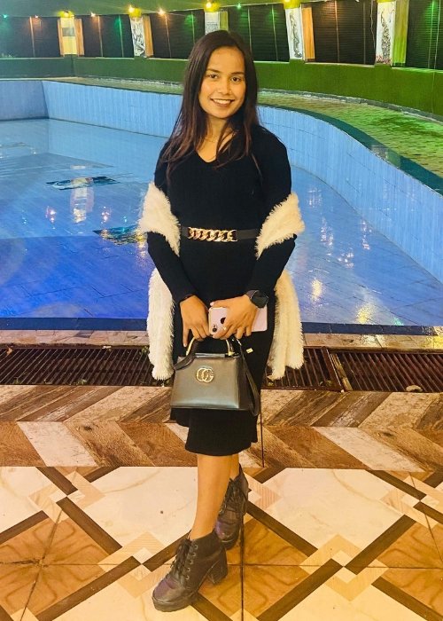 Trendy Black Bodycon MIDI Dress for Women - Front View