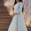 Women's Digital Print Maslin Regular Fit Designer Gown