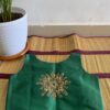 Elegant Green Handcrafted Blouse by Snehal Boutique – Perfect Ethnic Wear