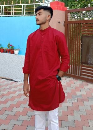 Men's Cotton ONLY Kurta – Elegant Traditional Wear