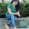 Upgrade your style with this elegant Women's Faux Leather Handbag – Order now!
