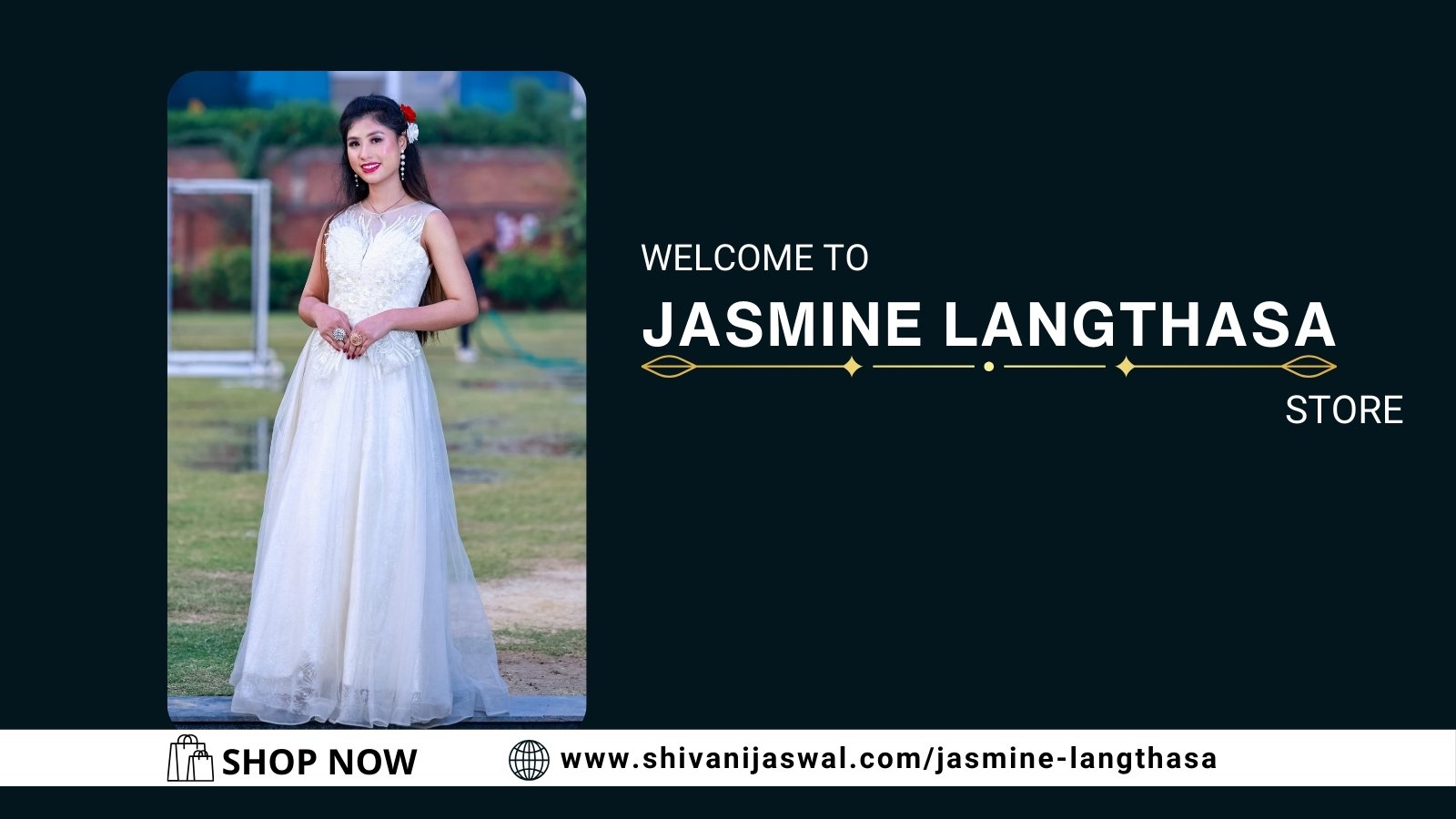 Jasmine Langthasa, a confident and passionate individual redefining beauty with inner strength and positivity.