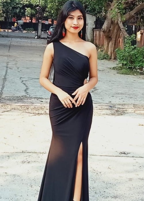 Jasmine Langthasa, a confident and passionate individual redefining beauty with inner strength and positivity.