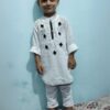 Boy's Cotton Embroidered Kurta Pyjama Set | Ethnic Wear for Festivals