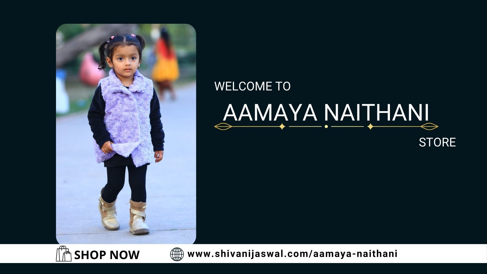 Aamaya Naithani, an adorable and lively young girl, radiating joy and curiosity with her bright smile and playful energy.