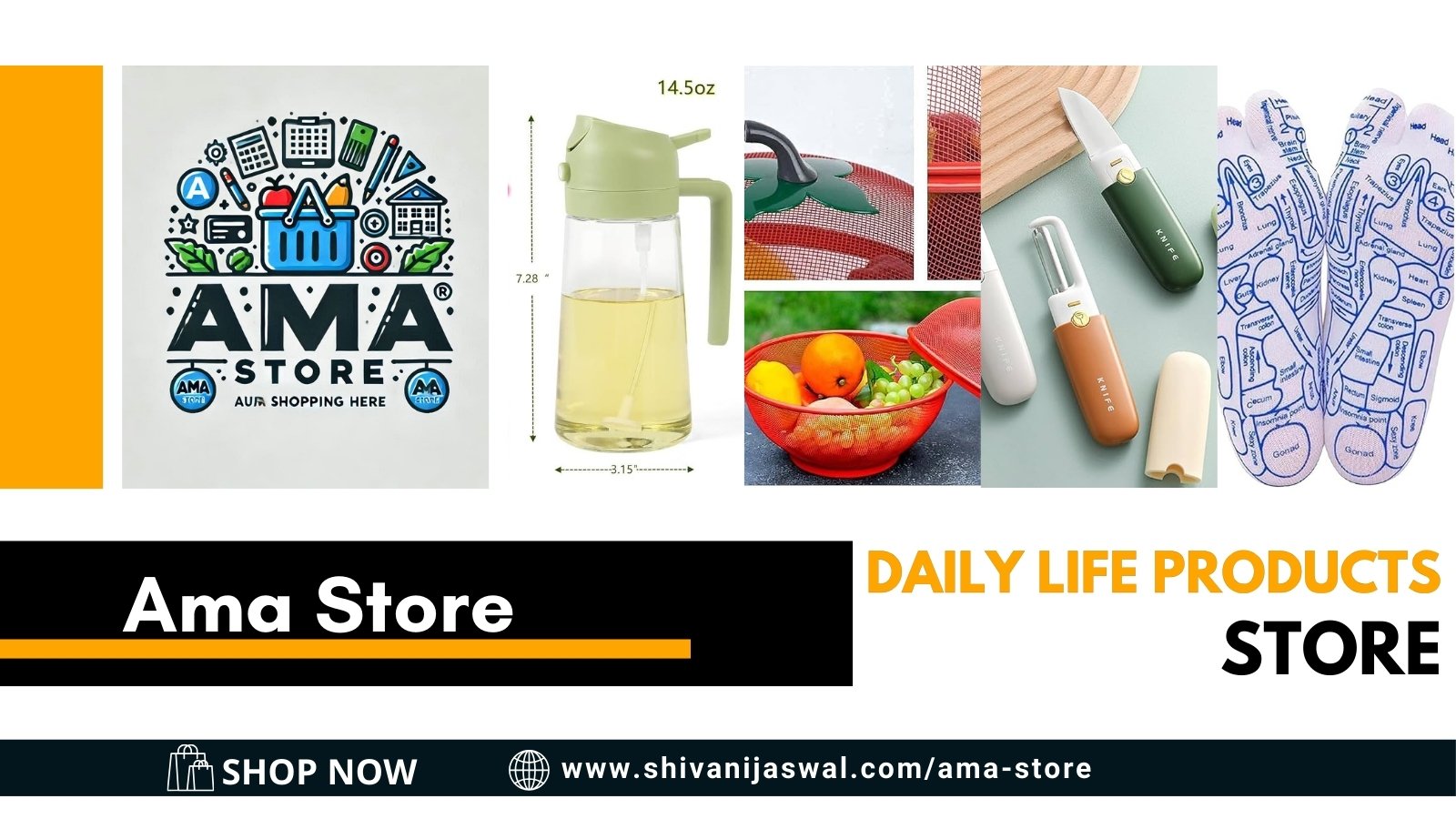 Ama Store featuring a curated range of stylish and quality products for daily life.