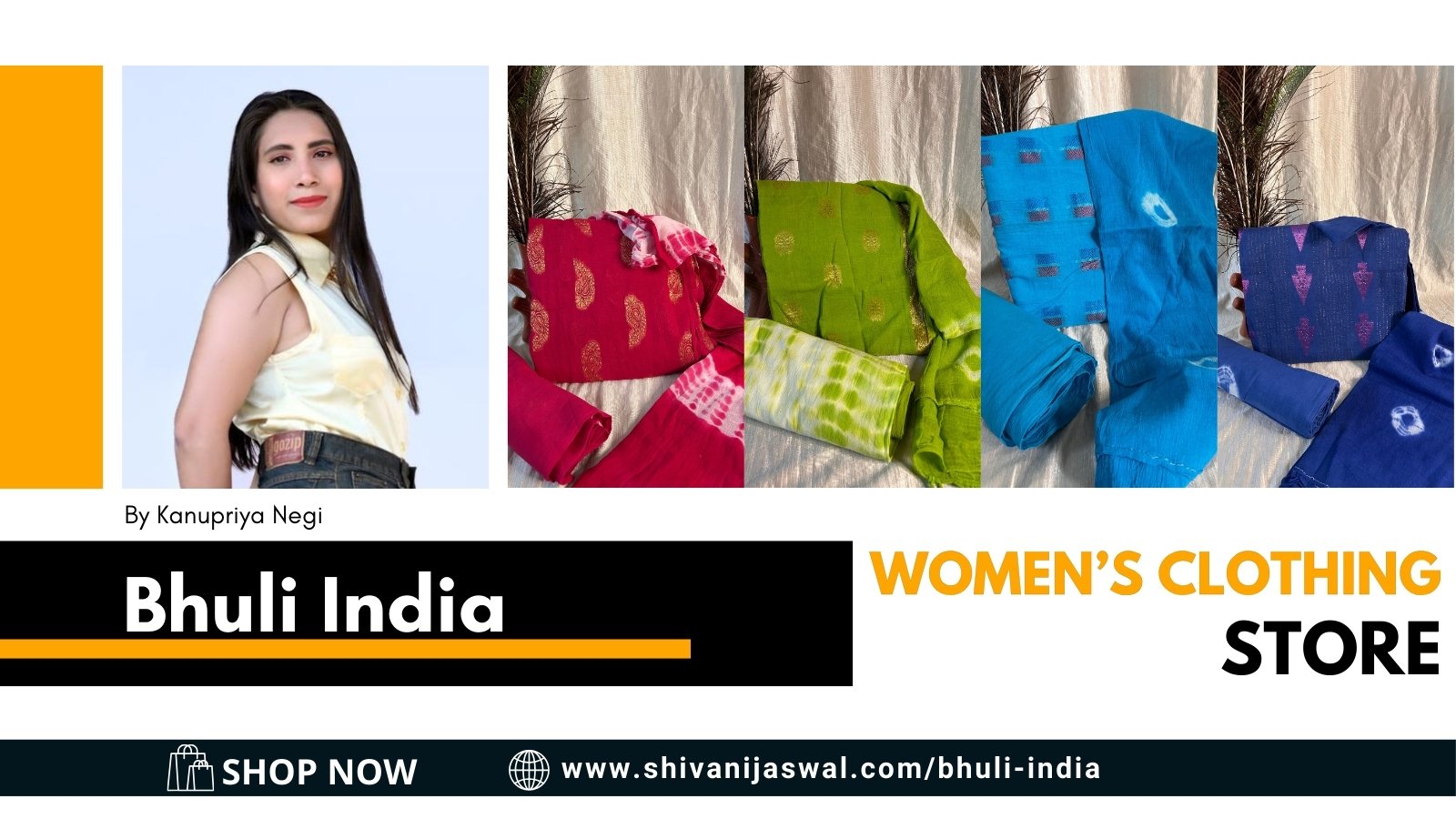 Bhuli India, a clothing brand showcasing ethnic and western wear with exquisite jewelry for timeless elegance.