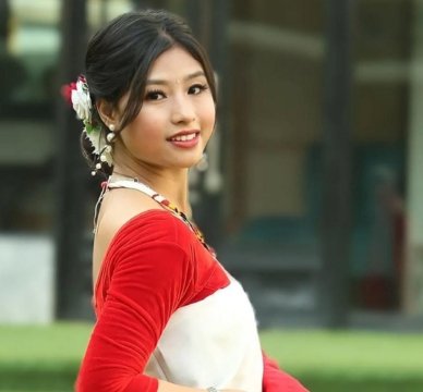 Jasmine Langthasa, a confident and passionate individual redefining beauty with inner strength and positivity.