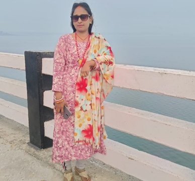 Puja Keshri, a dedicated homemaker, nurturing her family with love and care.