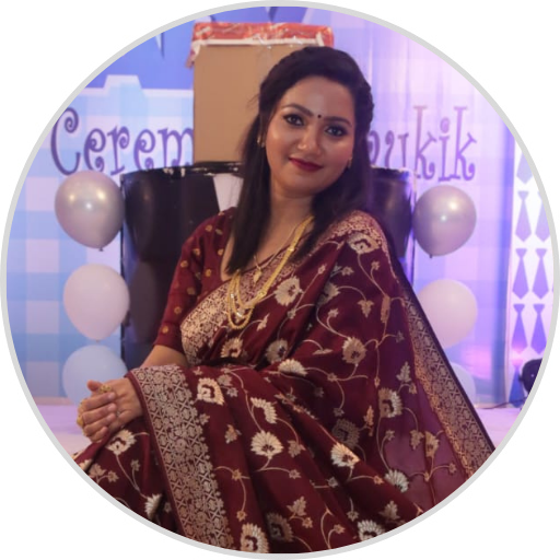 Surabhi Srivastava, founder of AntarabhiDIY, crafting happiness through handmade art and designs, spreading joy from hands to hearts.