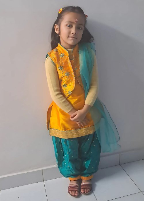 Anika Panwar, a cheerful young girl with a bright smile and curious eyes, spreading happiness and embracing life's little adventures.