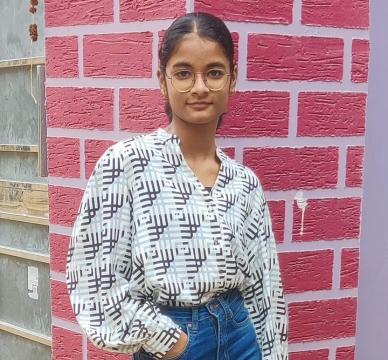Ananya Patnaik, a bright and ambitious young girl with a joyful spirit, spreading positivity and embracing every moment with enthusiasm.