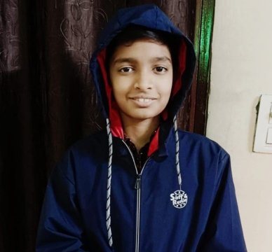 Samarth Kumar, a spirited and ambitious young boy, eager to explore the world and achieve his dreams with energy and passion.