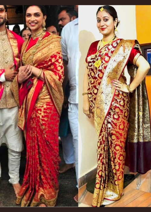 Banarasi Pure Silk Saree for Women with Blouse Piece – Wedding-Ready - Shivani Jaswal Banarasi Pure Silk Saree for Women with Intricate Zari Work and Matching Blouse Piece