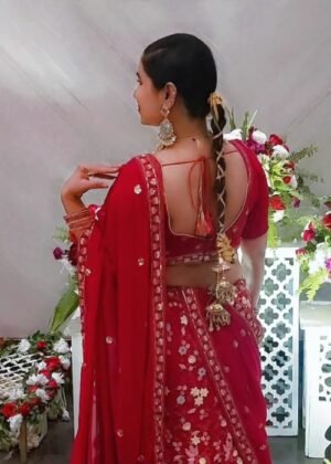 Patiala Shahi Parandi – Traditional Hair Accessory with Golden Hangings