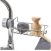 Adjustable Stainless Steel Kitchen Sink Caddy – Sponge & Soap Organizer
