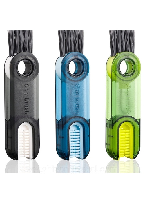 2pcs 3-in-1 Bottle Gap Cleaner Brush – Multipurpose - Shivani Jaswal 2pcs 3-in-1 Bottle Gap Cleaner Brush – Multipurpose