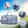 6-Pocket Travel Bag – Lightweight, Water-Resistant & Foldable