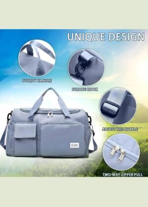 6-Pocket Travel Bag – Lightweight, Water-Resistant & Foldable