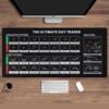 Trading Keyboard & Mouse Pad – Stock Market Candlestick Chart Desk Mat