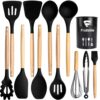 Fruitalite Silicone Kitchen Utensils – 12-Piece Non-Stick Cooking Set