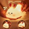 Cute Rabbit Night Light – Soft Touch LED Kids Lamp