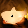 Cute Shark Night Lamp – 7 Color Silicone LED Kids Light
