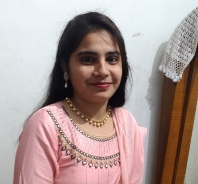 Priyanka Arora, an independent woman radiating confidence and resilience.