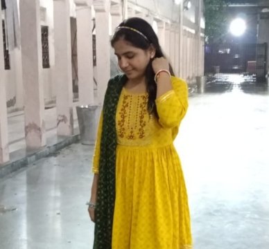 Priyanka Arora, an independent woman radiating confidence and resilience.