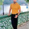 Men’s Cotton Blend Tapered Fit Casual Trousers – Stylish & Comfortable