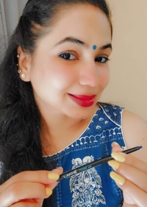 LAKMÉ Eyeconic Pencil, Matte Midnight Blue, 0.35g – Smudge-Proof & Waterproof Kajal