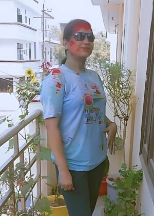 Diamond Craft Holi Hand Print T-Shirt for Men & Women