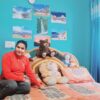 Gamla Design Polar Fleece Winter King Bedsheet - Yellow