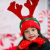 Christmas Reindeer Antlers Headband with Bells – Pack of 2