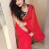 Pure Chiffon Lace Border Saree with Brocade Blouse