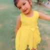 Cute A-Line Knee Length Dress for Baby Girls (3–9 Years)