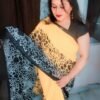 Women's Jacquard Pure Georgette Saree - Festive Wear