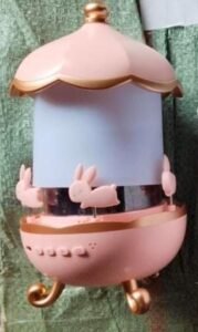 Bunny’s Carousel Night Light Projector with Music & Rotation photo review