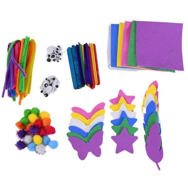 All in One Kids Arts & Crafts Supplies Kit DIY Crafting Collage Material Set Crafts | Kids Crafts | Craft Kits