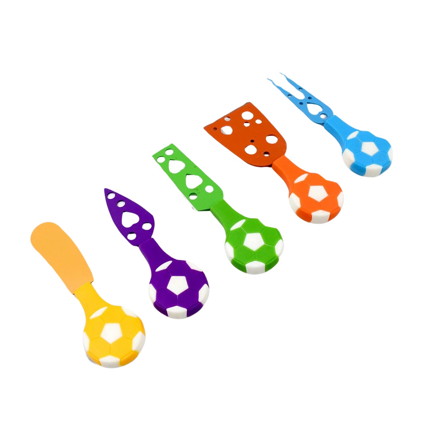 Football Soccer Cheese Knife Set (5 Pcs Set) - Shivani Jaswal Football Soccer Cheese Knife Set (5 Pcs Set)