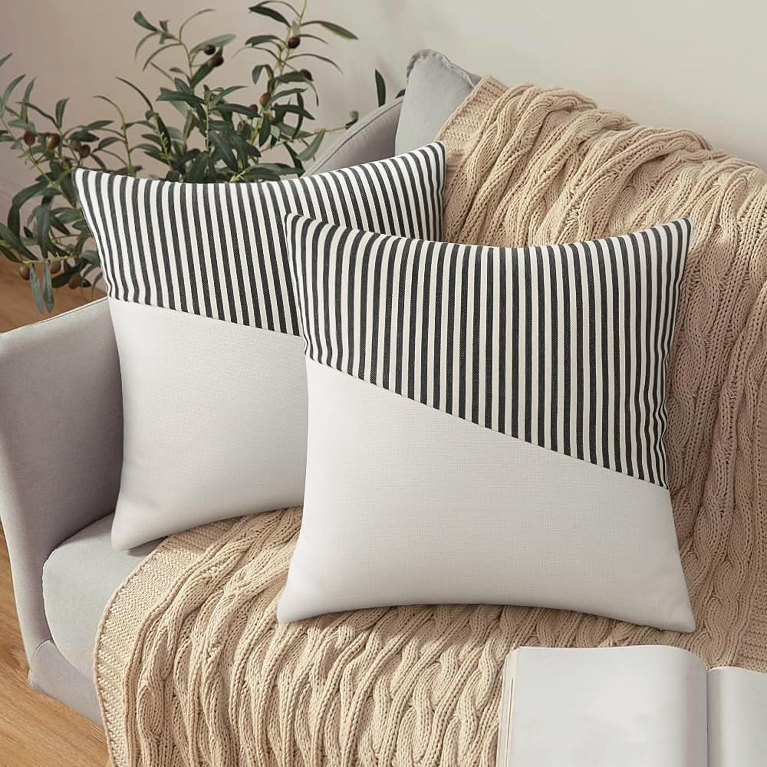 Decorative Pillow Covers Cushion Cases Soft Cotton (26 × 26 Inch / 1 Pair / 2 Pc) - Shivani Jaswal Decorative Pillow Covers Cushion Cases Soft Cotton (26 × 26 Inch / 1 Pair / 2 Pc)