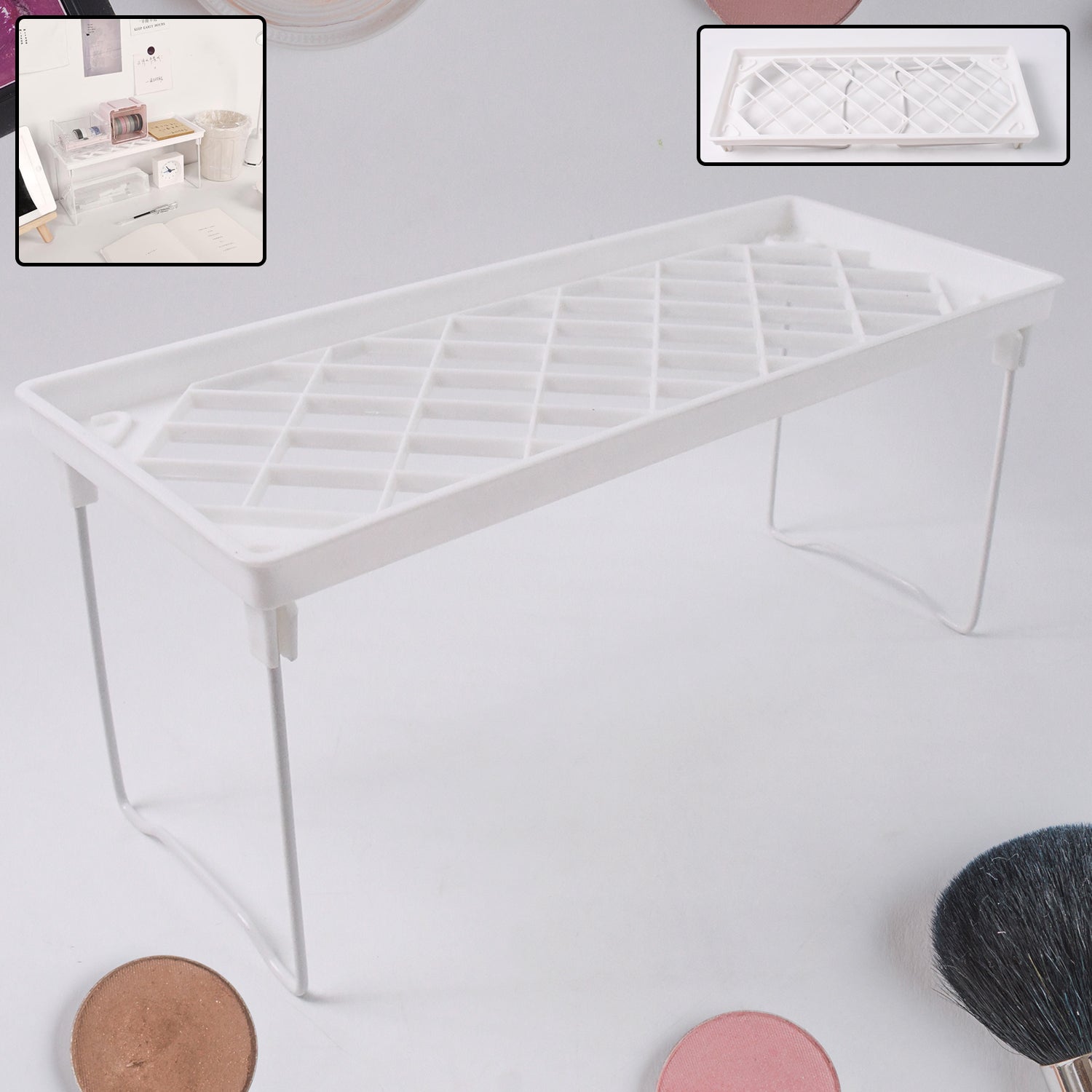 Bathroom Organizer Kitchen Utility Storage Rack Shelf Divider Makeup Home - Shivani Jaswal Bathroom Organizer Kitchen Utility Storage Rack Shelf Divider Makeup Home