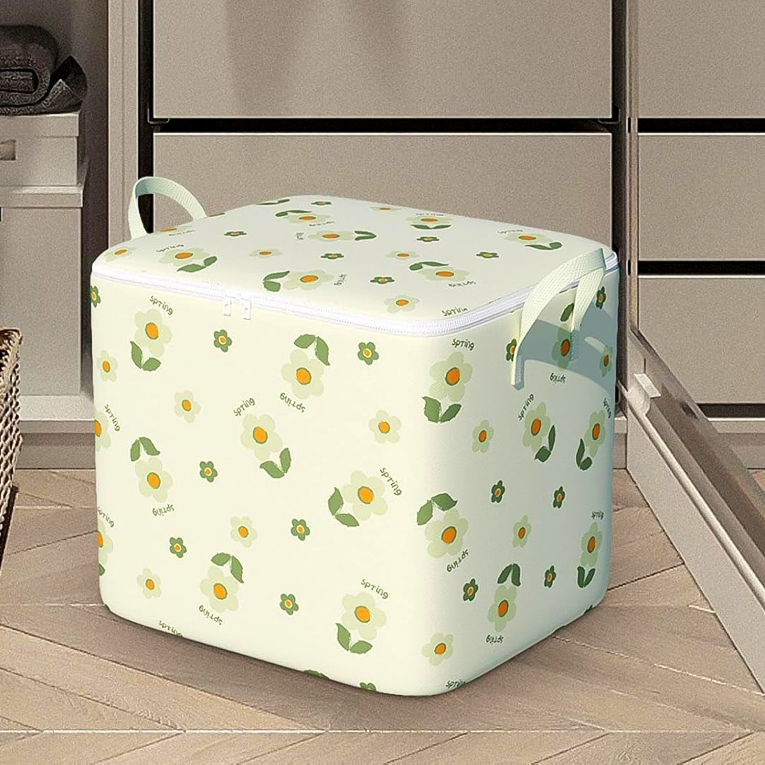 Foldable Clothes Storage Comforter Organizer Storage (100 L / Mix Color) - Shivani Jaswal Foldable Clothes Storage Comforter Organizer Storage (100 L / Mix Color)