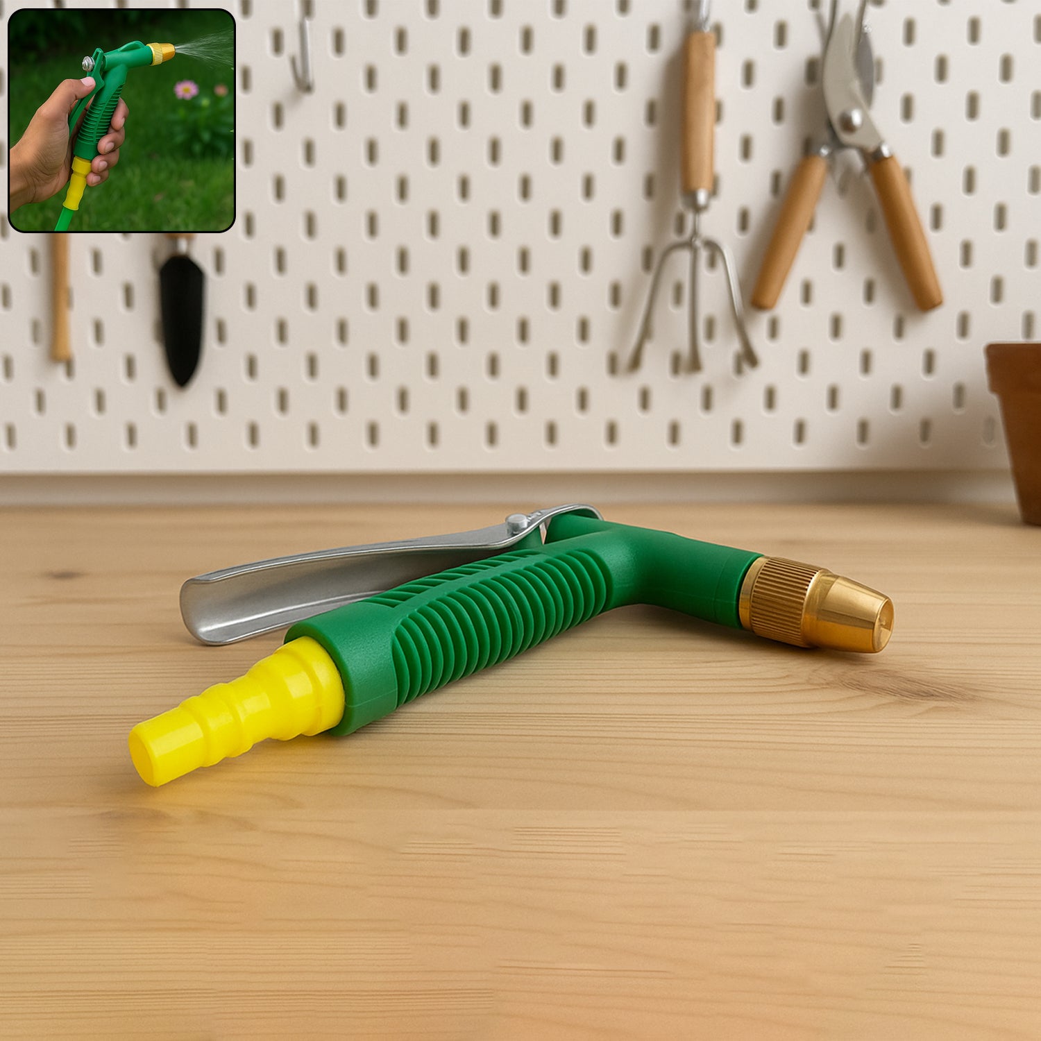 Durable Hose Nozzle Water Lever Spray Gun - Shivani Jaswal Durable Hose Nozzle Water Lever Spray Gun